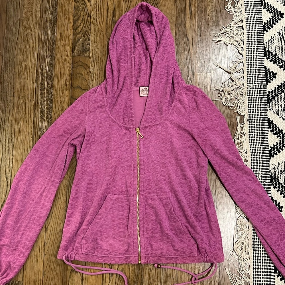 Juicy couture terry hoodie large